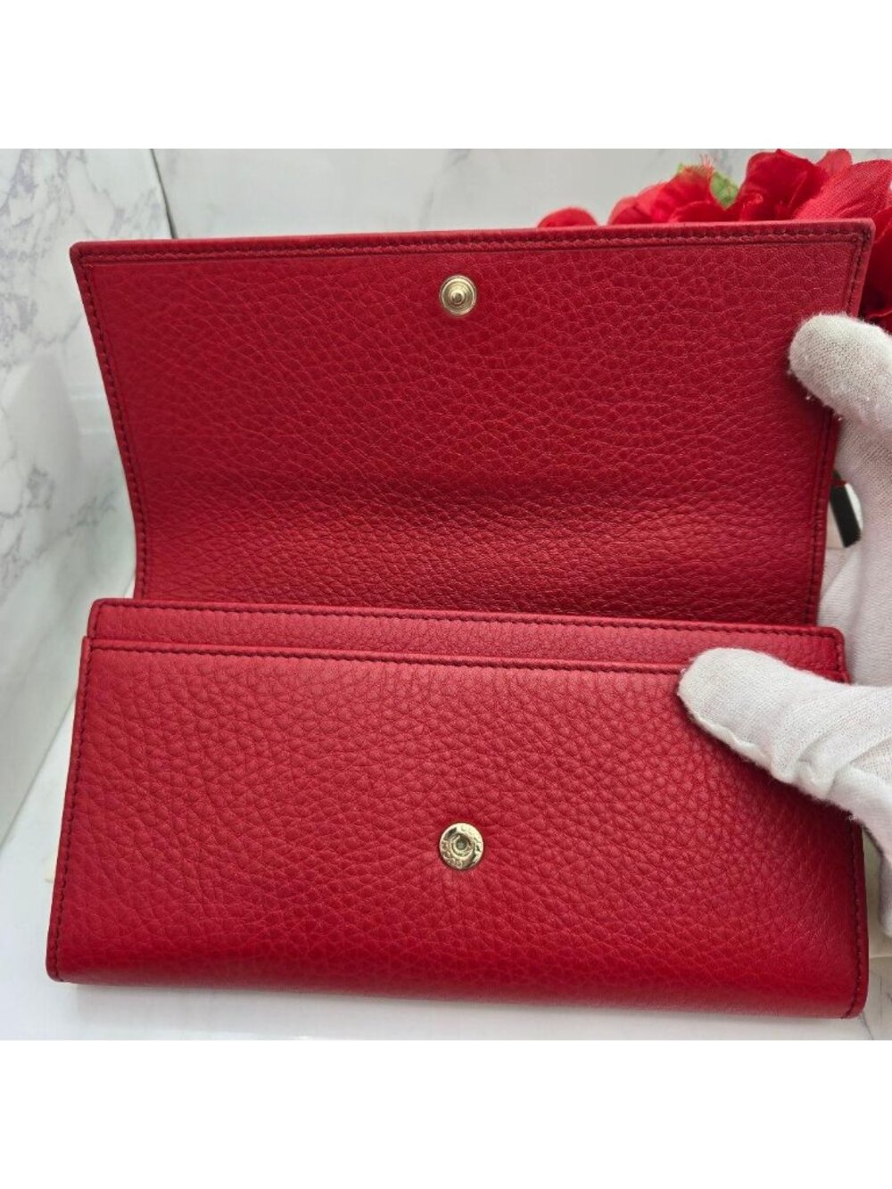 Gucci Soho GG Wallet Red - Picture 12 of 16